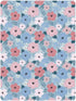 miaozhen 1 Pack 52x28 Cotton Baby Crib Sheets Soft Cute Cartoon Spring Wildflower Crib Mattress Sheet for Nursery Decor