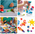 Assorted Colors Dough Extruders Set - Set of 10 Designs