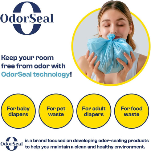 OdorSeal Diaper Waste Bag and Dispenser