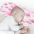Bulletgxll Set 4, Valentine Heart Pattern Unisex Baby Burp Cloths of Soft Absorbent Organic Cotton Muslin Burping