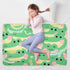 siphylline 52" 34" Cartoon Cute Crocodile Green Extra Large Resuable Changing Pad Covers Water Resistant Toddler Bed