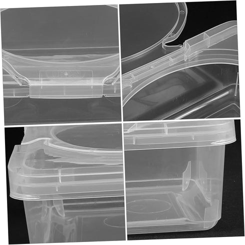 TOPPERFUN 2Pcs Baby Wipes Dispenser Box with Lid Portable PP Wipe Holder for Travel Dustproof for Strollers and Home