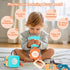 GRESEESM 1 13, Montessori Busy Board for Year Old, Toddlers Travel Toys for Ages Sensory Activity Board for Airplane