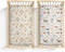KuphiL10C 2 Pack Hot Air Balloon Plane Clouds Stars Pattern Baby Sheets for