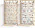 KuphiL10C 2 Pack Hot Air Balloon Plane Clouds Stars Pattern Baby Sheets for