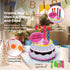 Set FUNERICA Play Food Goodies with Storage Box - Features Cutting Pizza, Ice Cream, Toy Birthday Cake, Fries, Dessert