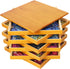 LOLO TOYS Premium Wooden Puzzle Trays Stackable 8 x 8 Inch, Sort up to