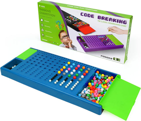 Mastermind Game, Code Breaking Family Board Game, STEM Logic Development Toys for Ages 8 and Up