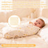 BESVIP 100% 33.5"x33.5", Cotton Knitted Baby Swaddle Blanket, Newborn Swaddle Wrap, Receiving Blankets, Burping Cloth