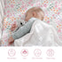 2 Pack, 52"x28"x8", Little Grape Land Crib Sheets Microfiber Fitted Crib Sheet for Standard Crib Mattress Soft