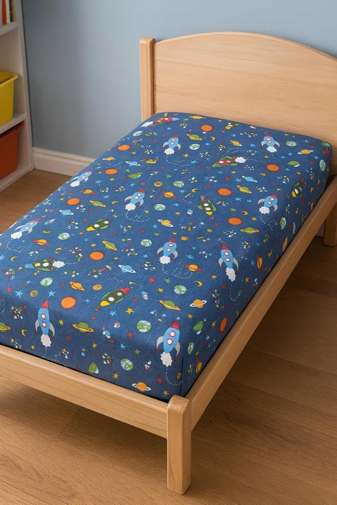 Set Set Mattress,1 (28"x52") Fitted Crib Sheets,Organic Sheet for Toddler Mattress, Turkish Cotton Mini Crib Sheets