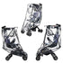 Stroller Rain Cover, Universal Black Clear Baby Travel Weather Shield for Outdoor Protection, Plastic Cover for Winter,