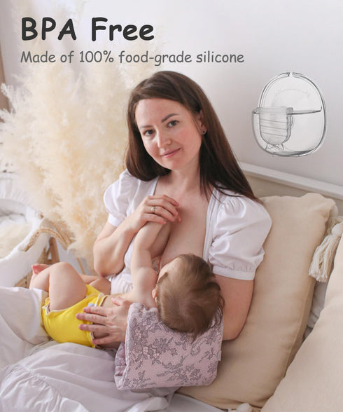 Gowing S32 24mm 2 Sets Wearable Breast Pump Replacement Parts Compatible with Wearable Breast Pump, Include Duckbill