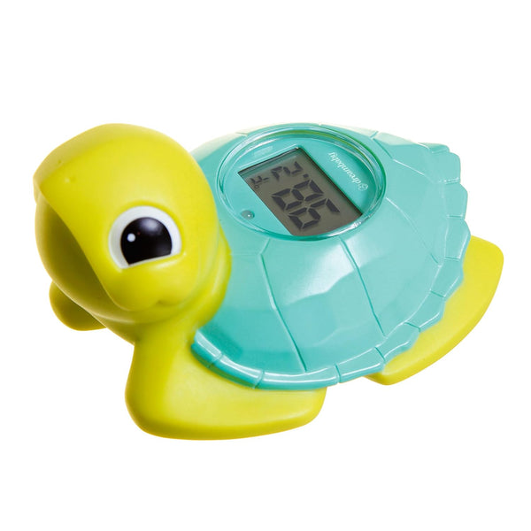Dreambaby Baby Bath & Room Thermometer, Floating Turtle Toy for Water Temperature Monitoring