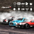 1:24 10MPH 4WD 2 RACENT Scale RC Drift Car, Remote Control Car with LED Light, Racing and Drifting Wheels, Rechargeable