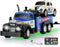 haomsj Mini Rc Tow Truck Toy with Mini Metal Car Set 2PCS,City