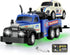haomsj Mini Rc Tow Truck Toy with Mini Metal Car Set 2PCS,City