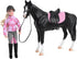 Breyer Freedom Series English Horse and Rider Figurine - Premium 1:12 Scale