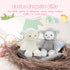 2 12inch MaoGoLan Pcs Sheep Plush Stuffed Easter Animals Bulk, Lamb Stuffed Animals for Girls Easter Gifts Basket