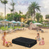 600D 4.6 Grommets.(51" 32" 13" Kids Sandbox Cover for Naturally Playful Sandbox II,Made of Waterproof Oxford Cloth