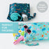2pk Bumkins - Waterproof Wet Bag - For Baby, Travel, Swim Suit, Cloth Diapers, Pump Parts, Pool, Gym, Toiletry, Strap