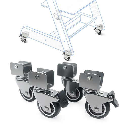 Juglok 4-Pack Heavy-Duty Wheels Compatible with Stokke Tripp Trapp High Chair - 2-Inch