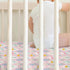 ZoUbqchY 28"x52" Summer 2 Pack Boho Floral Spring Baby Crib Sheets for Boy Girl Colorful Wildflowers Patchwork Soft