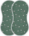 Qinllo Muslin Burp Cloths Golf Green Print Cotton Baby Burp Cloths 2 Pack