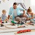 12 6 Inch Set Mototo PCS Wooden Train Track Straight Pieces Wooden Train Track Accessories Wood Railroad Expansion