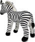 Ice King Bear Plush Toy, 11 Inches, Wild Animal Stuffed Animals Zoo Family (Zebra)