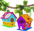 hapray 2 Pack Bird House Kit, DIY Wooden Crafts for Children to Build and Paint