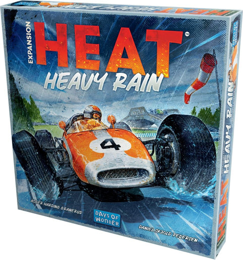 10+, 1-7 60 Asmodee Heat: Heavy Rain Board Game Expansion - New Japan & Mexico Tracks, Intense Car Racing Strategy