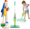 Wooden Kids Cleaning Set with Spray Mop, Montessori Cleaning Toys Real Water