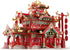 Piececool 3D Puzzles for Adults - 215 Pcs Metal Model Kits, Chinese Ancient Restaurant Building Puzzle DIY Toys