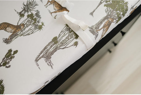 2 Pack Pobi Baby - Premium Quality Changing Pad Cover - Ultra-Soft Cotton Blend, Stylish Animal Woodland Pattern, Safe