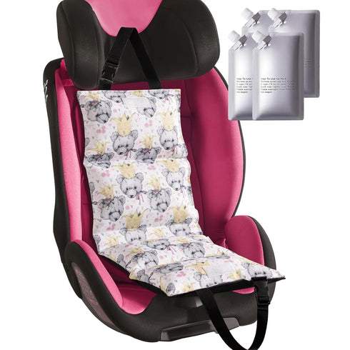 NCVI Car Seat Cooling Pad with Ice Packs, Quick-Cool Insulated Car Seat