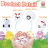Kuihaazi 30 Pack Easter Pull Back Cars,Rabbit Toy Cars,Mini Bunny Toys for Kids,Easter Basket Stuffers,Easter Egg