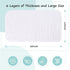 20 Pack 6-Layers 100% 20" X10") HIPHOP PANDA Muslin Burp Cloths Large - Durable Cotton - Baby Essentials Extra