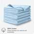 100% 6-Pack Bare Home Flannel Receiving Blanket, Premium Cotton Flannel Receiving Blankets, Flannel Receiving Blankets