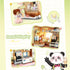 MEIEST Set,Mini Panda Ice Cream Shop Building Blocks City Shop Street View Particle Construction Building Bricks