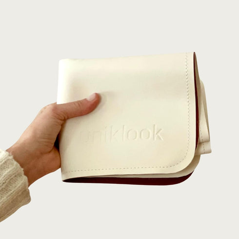 14"x22" Uniklook Leather Portable Changing Pad- Vegan Leather - Travel Changing Mat - Baby Changing mat - Multipurpose