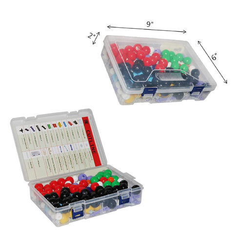 LINKTOR Chemistry Molecular Model Kit (444 Pieces), Student or Teacher Set for Organic and Inorganic Chemistry