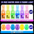24 Pack Easter Eggs Filled LED Finger Lights ,Light Up Toys Glow In The Dark Non Candy Gifts Easter Egg Fillers Easter