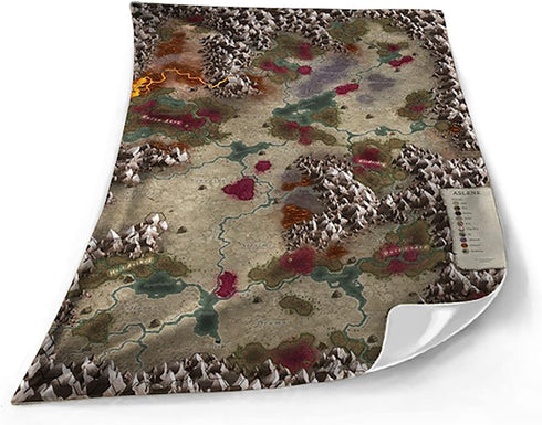 Free League Forbidden Lands: The Bloodmarch - Map & Cards Pack, Includes Map, Cards & Stickers for RPG Accessories