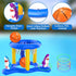 Pool Toys Pool Floats for Kids and Adults, Inflatable Pool Basketball Hoop & Ring Toss Game, 2-in-1 Outdoor Toy