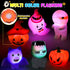 Halloween Light Up Bath Toys for Toddlers Kids, No Hole Bath Toys with Halloween Bath Book, LED Light Bath Time Water