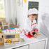 Melissa & Doug Wooden Slice & Stack Sandwich Counter with Deli Slicer – 56-Piece Pretend Play Food Set