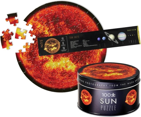 100 Pc Tin Puzzle/Sun