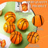 Syhood 4 Pcs 4 Inch Foam Basketball Stress Balls, Squeeze Sports Ball for Kids Adults, Anxiety Relief Balls