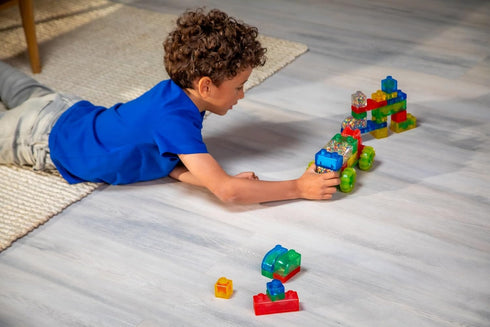 35 2+ Goliath Jelly Blox Vrroom! Truck Kit | Includes Blocks | Toddler & Preschool Building Blocks Kids Can Squeeze